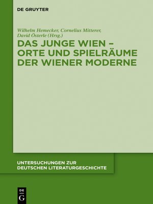 cover image of Das Junge Wien – Orte und Spielräume der Wiener Moderne